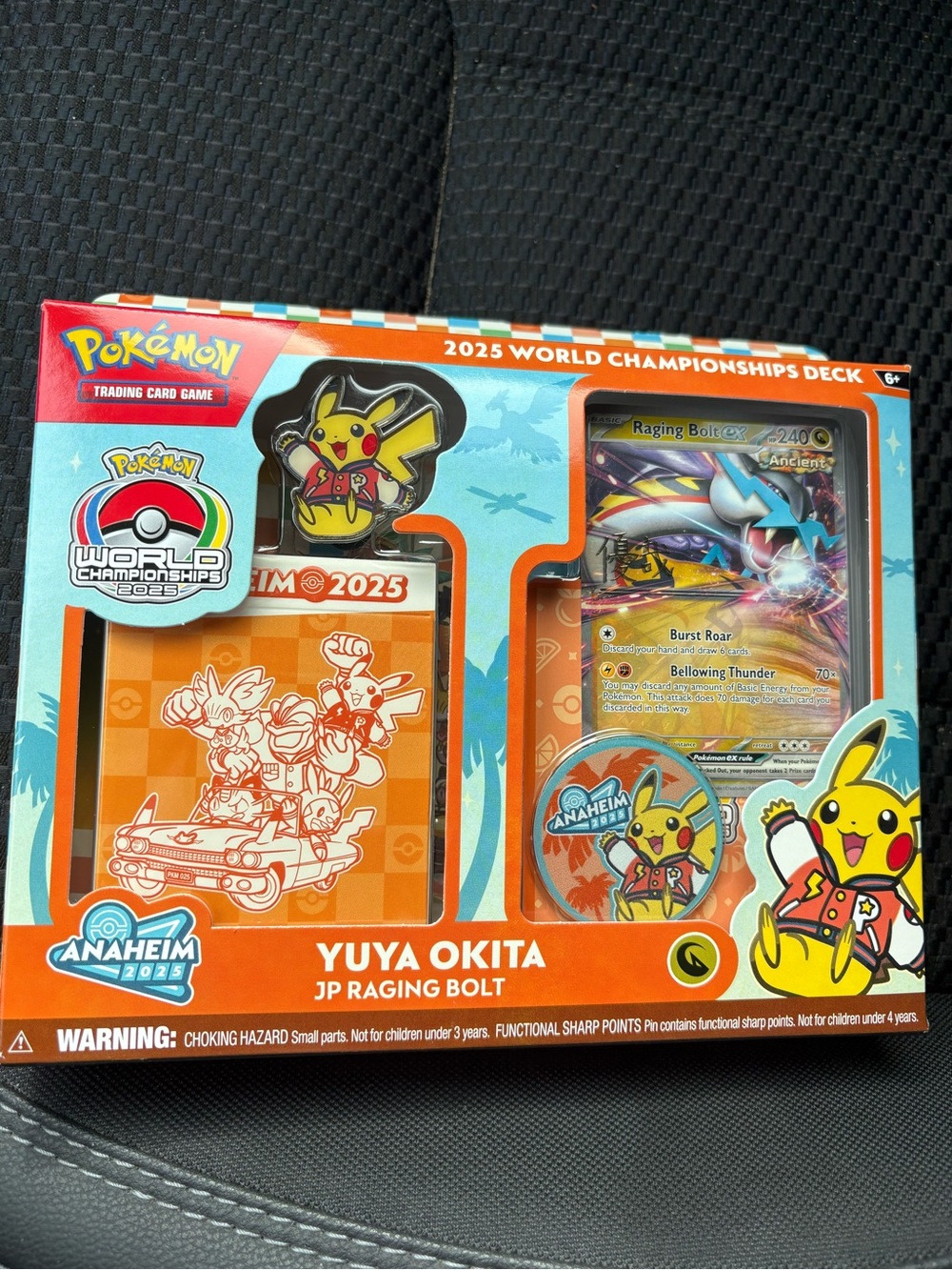 Pokemon 2025 World Championships Deck - Orange & Blue